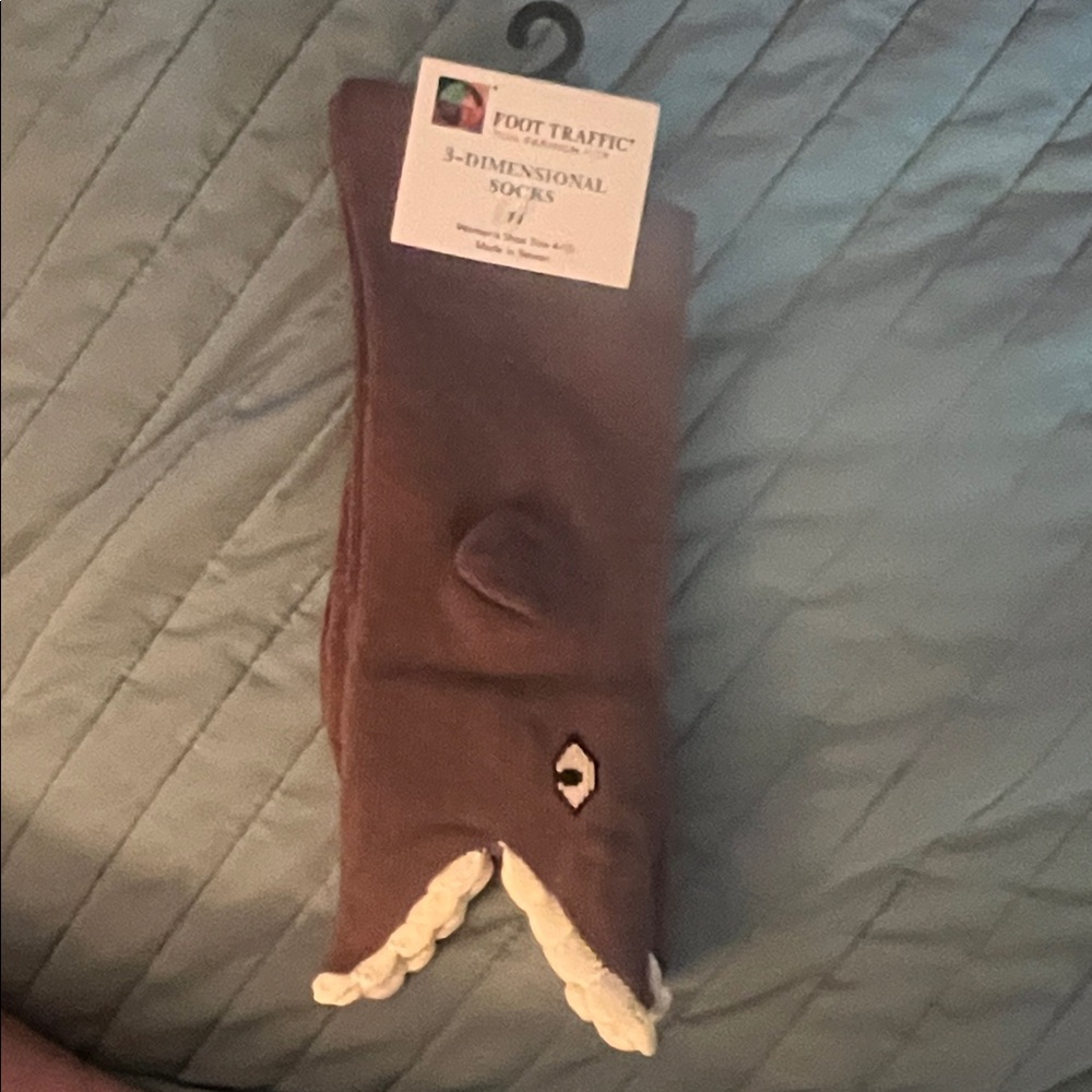 Foot Traffic Women’s Great White Shark 3-D Socks